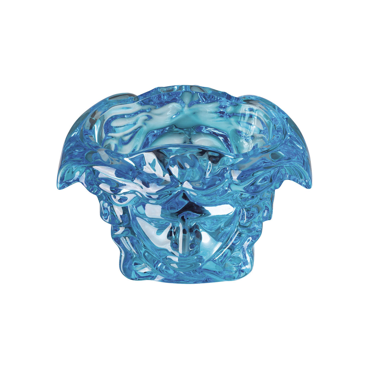 Versace Medusa Grande Blue Crystal Vase – 19 cm alternate view 3