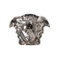 Versace Medusa Grande Black Crystal Vase – 19 cm front view