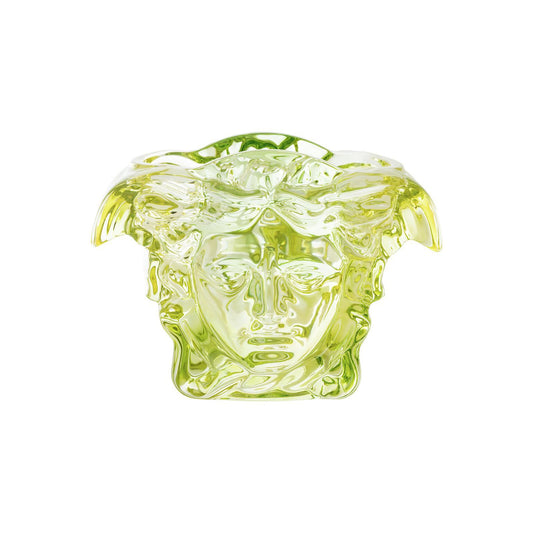 Versace Medusa Grande Yellow-Green Vase 19 cm (2026) front view