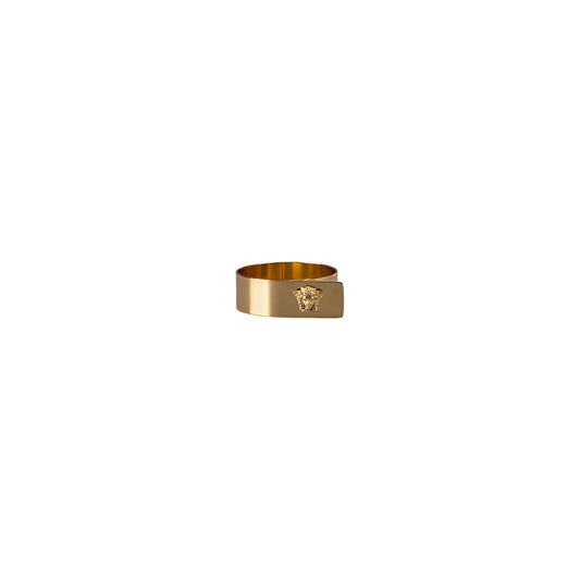 Versace Medusa Gold Napkin Ring front view