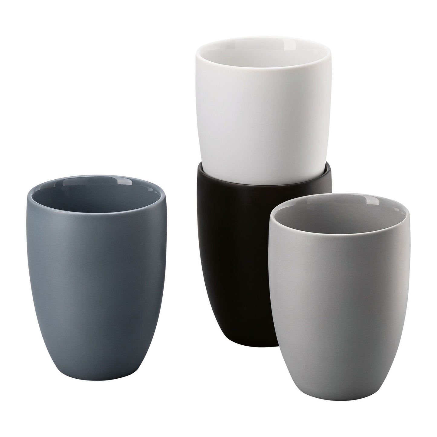Rosenthal Mixed Rosenthal the mug+ Mixed Set 4mugs dbl-walled front view