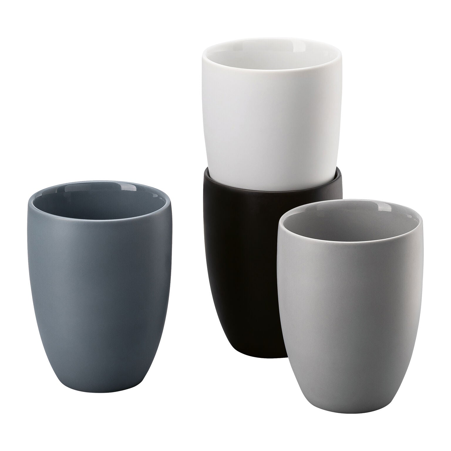 Rosenthal Mixed Rosenthal the mug+ Mixed Set 4mugs dbl-walled front view