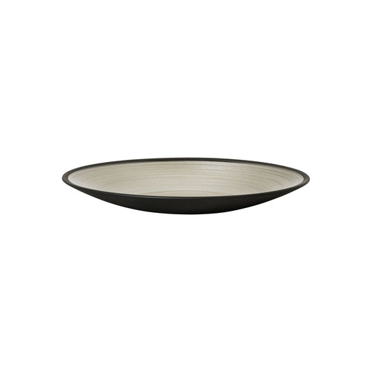 Rosenthal Black Rosenthal Glasss Bowls Black Dish 25 cm flat front view
