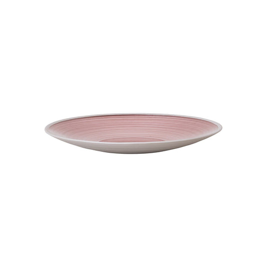 Rosenthal Pink Rosenthal Glasss Bowls Pink Dish 25 cm flat front view