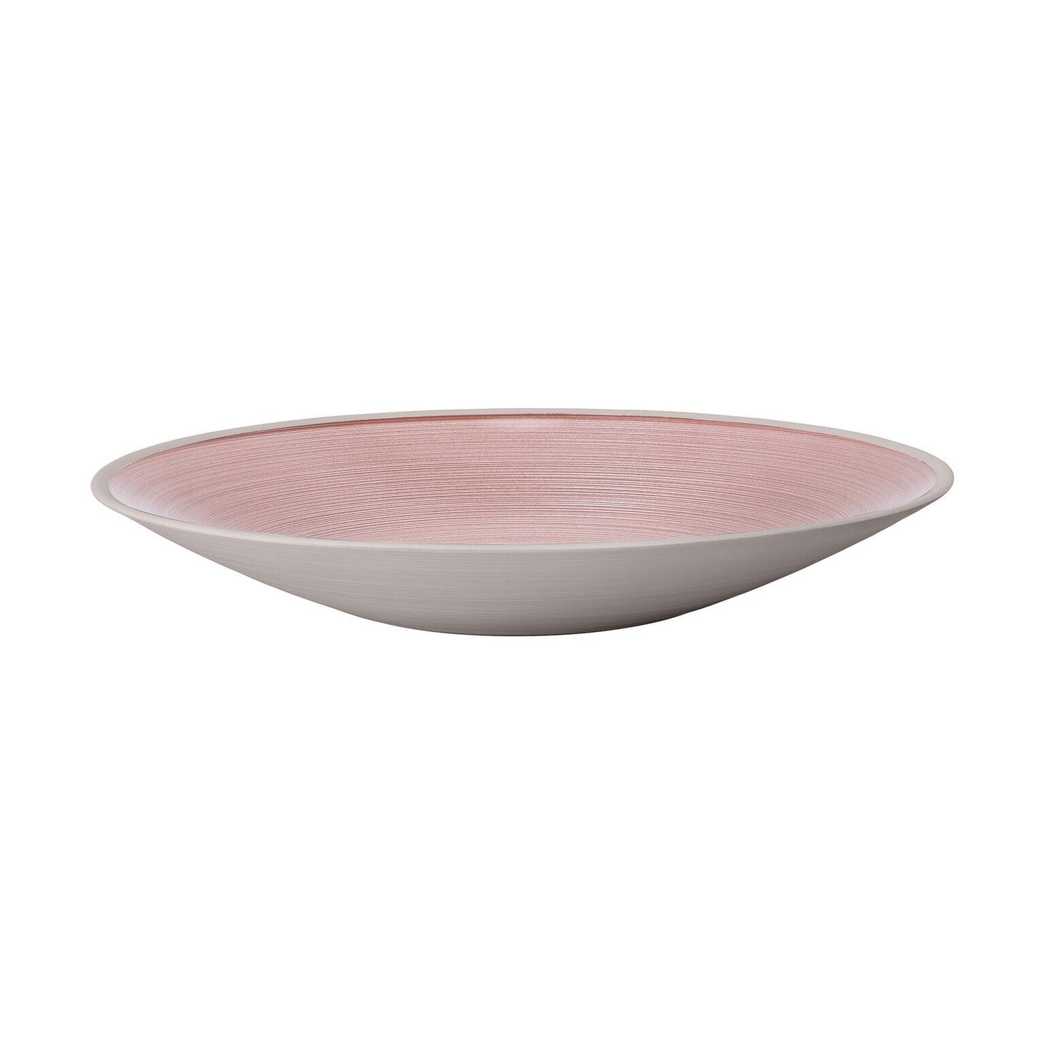 Rosenthal Pink Rosenthal Glasss Bowls Pink Dish 31 cm flat front view