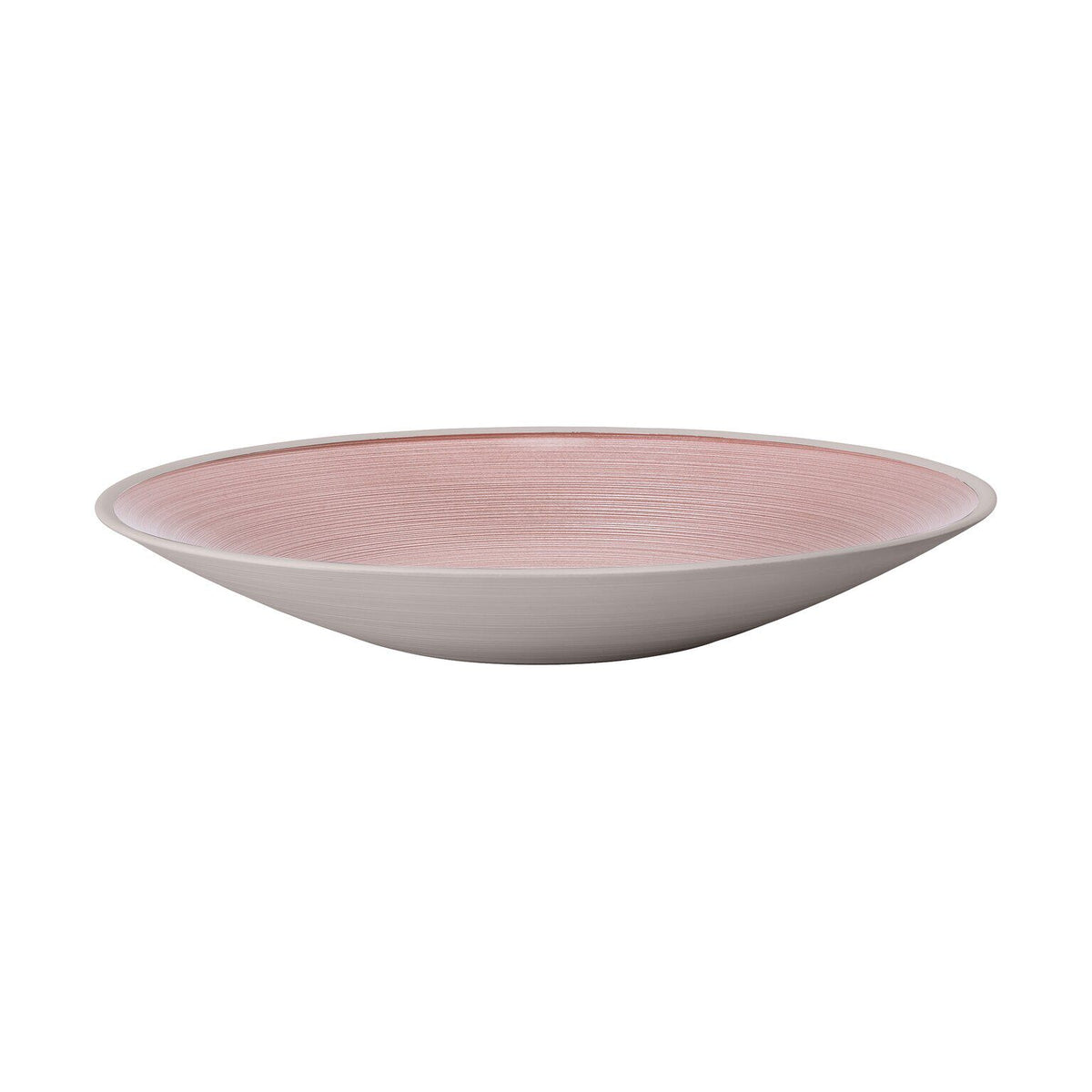 Rosenthal Pink Rosenthal Glasss Bowls Pink Dish 31 cm flat front view