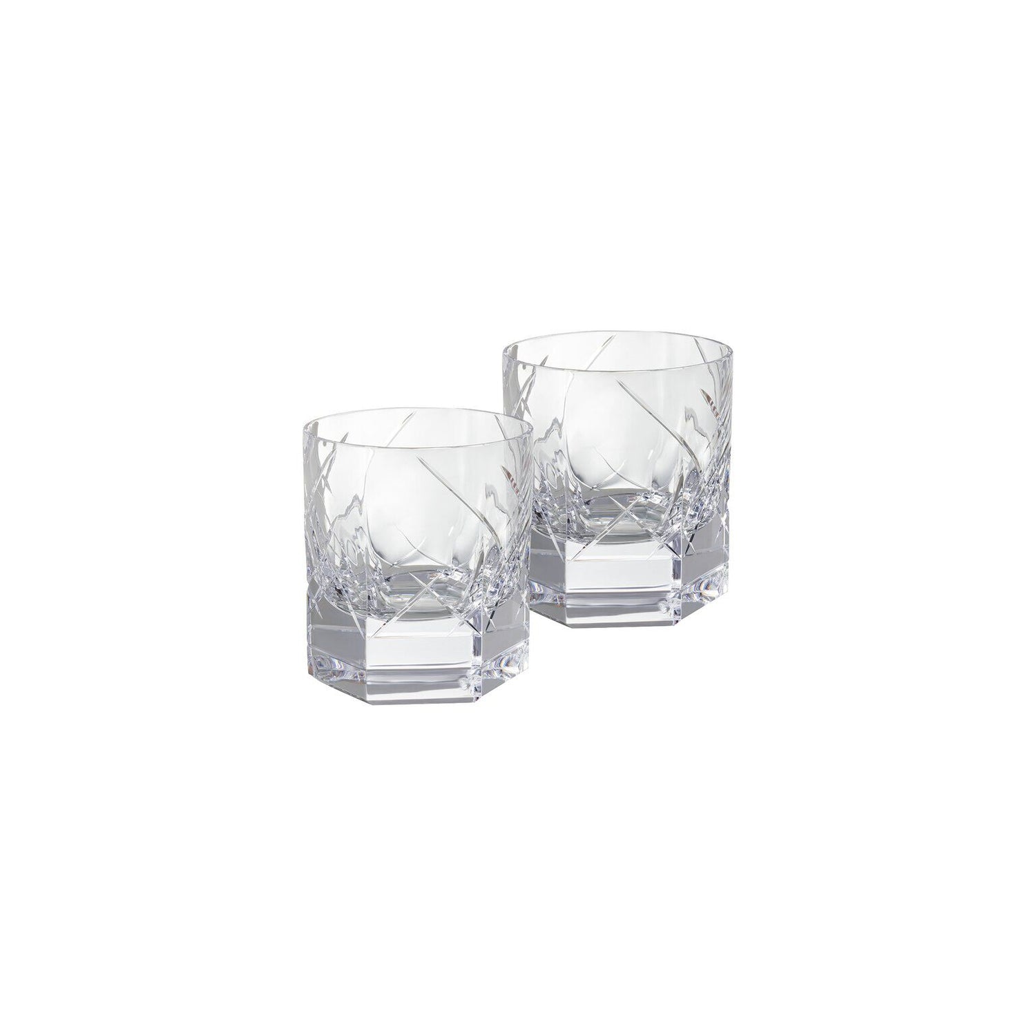 Rosenthal Schliff Rosenthal Vyras Schliff Set 2 whisky tumblers front view