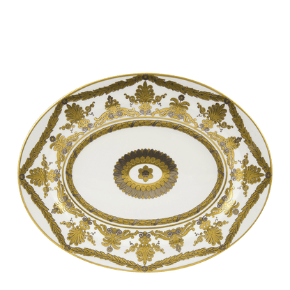 Royal Crown Derby Pearl Palace Oval Dish (34cm) – official product image