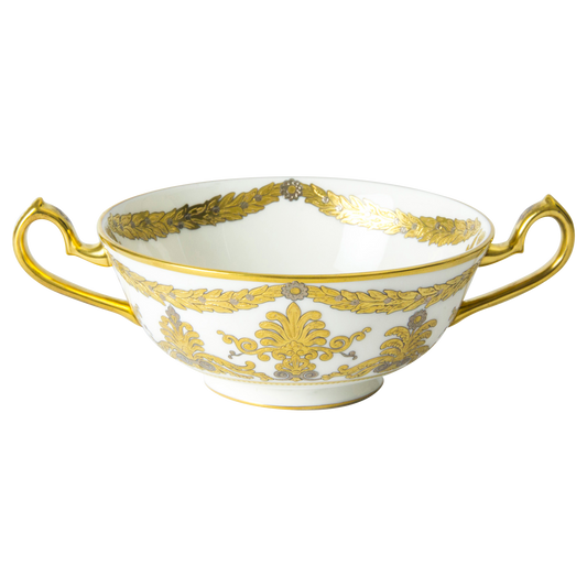 Royal Crown Derby Pearl Palace Cream Soup Saucer (16cm) – official product image