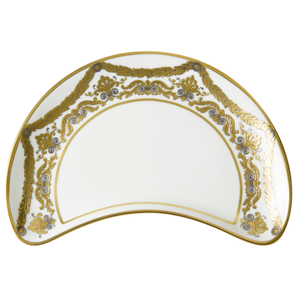 Royal Crown Derby Pearl Palace Crescent Salad Plate (26cm) – official product image