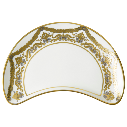 Royal Crown Derby Pearl Palace Crescent Salad Plate (26cm) – official product image
