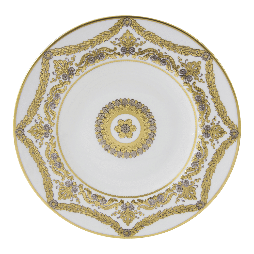 Royal Crown Derby Pearl Palace Plate (23.5cm) – official product image