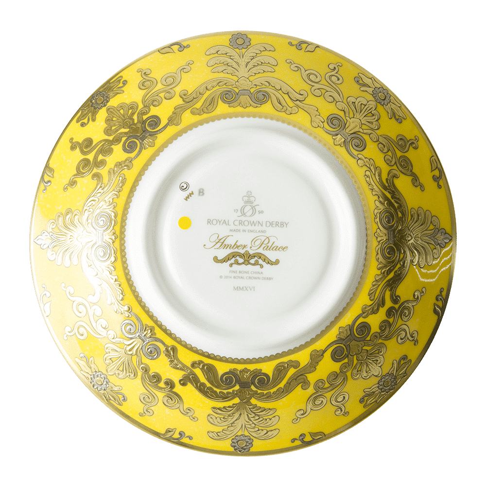 Royal Crown Derby Amber Palace Cream Soup Saucer (16cm) – official product image