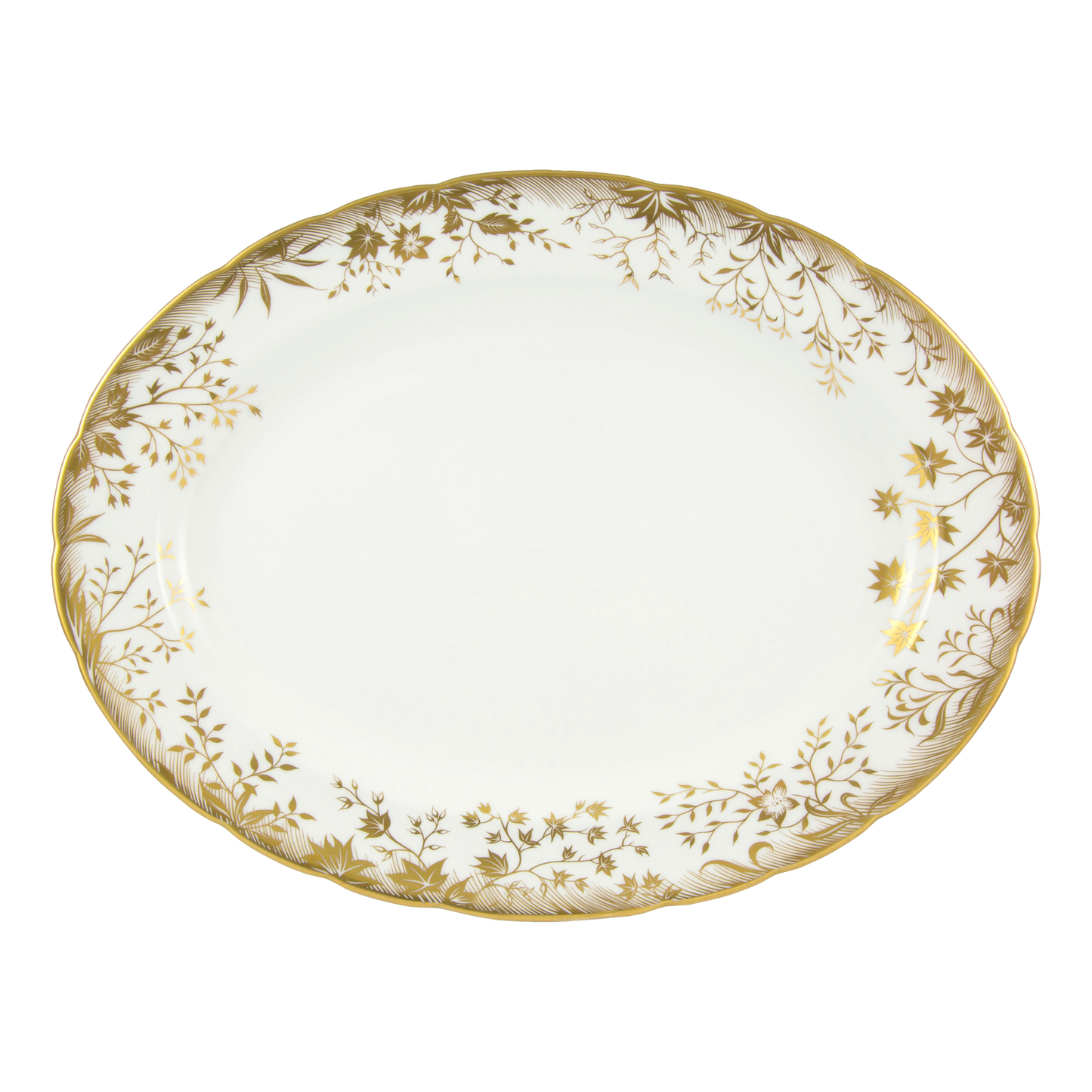 Royal Crown Derby Arboretum Oval Dish (41cm) – official product image