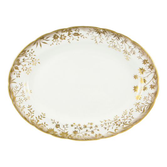 Royal Crown Derby Arboretum Oval Dish (41cm) – official product image