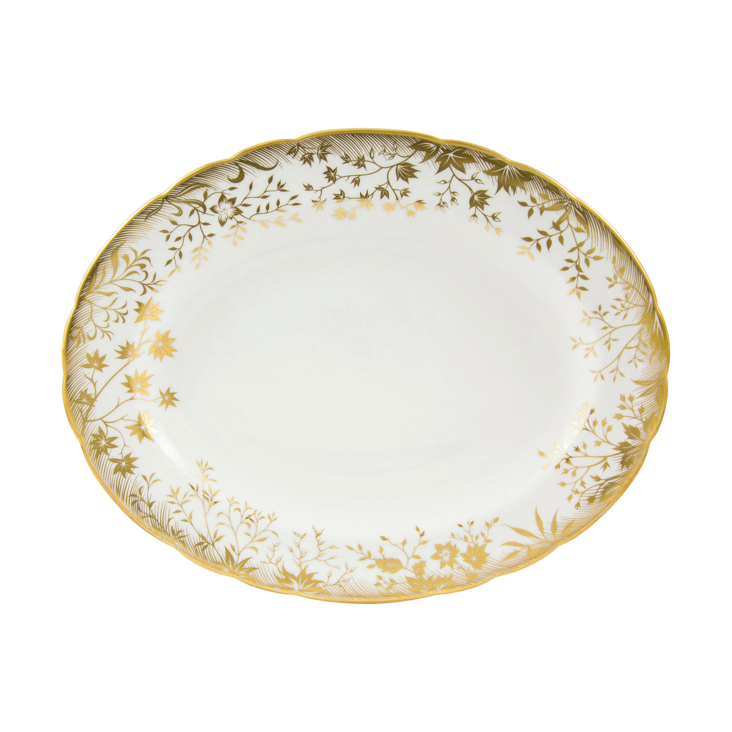 Royal Crown Derby Arboretum Oval Dish (34cm) – official product image