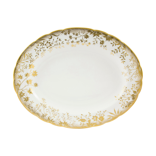 Royal Crown Derby Arboretum Oval Dish (34cm) – official product image