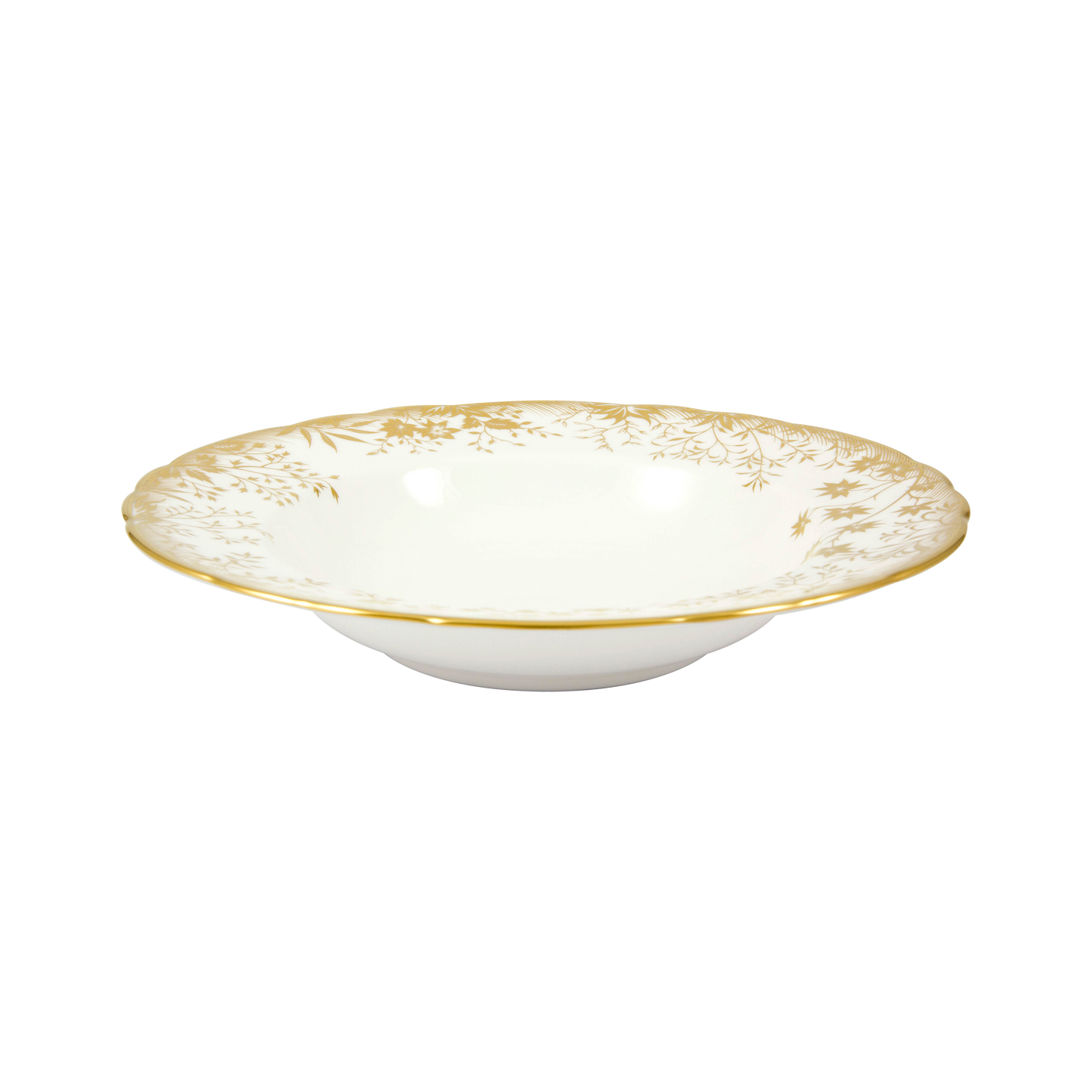 Royal Crown Derby Arboretum Rim Soup Bowl (21cm) – alternate official product image