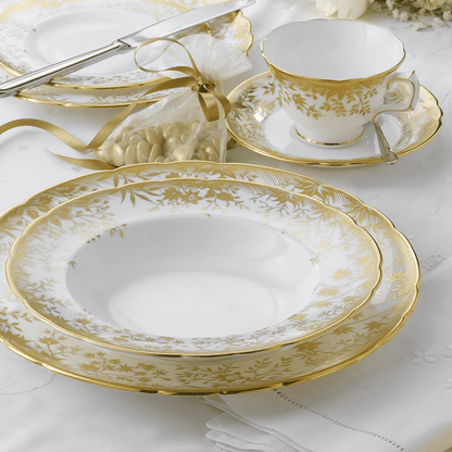 Royal Crown Derby Arboretum Rim Soup Bowl (21cm) – alternate official product image