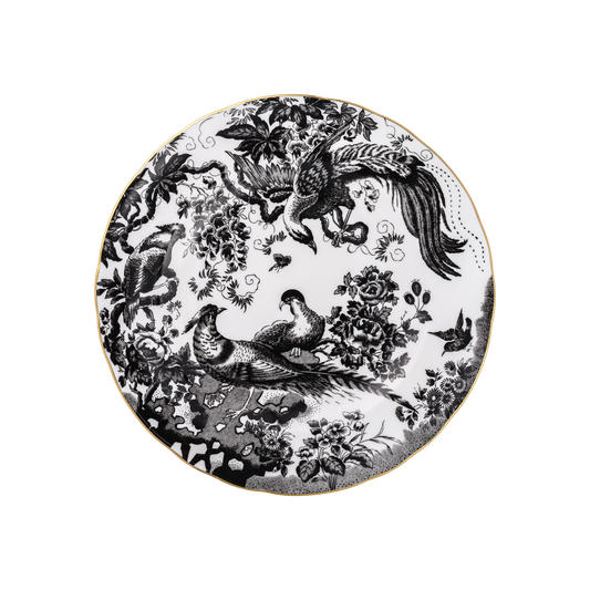 Royal Crown Derby Aves Black Accent Plate (21cm) – official product image