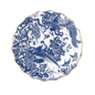 Royal Crown Derby Aves Blue Fluted Dessert Plate (22cm) – official product image
