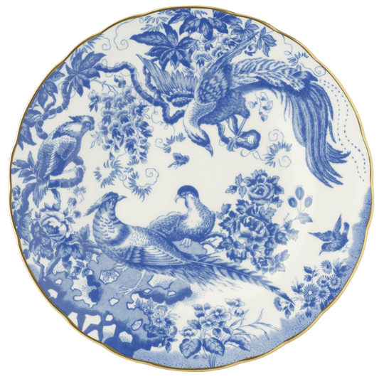 Royal Crown Derby Aves Blue Salad Plate (21cm) – official product image
