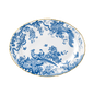 Royal Crown Derby Aves Blue Oval Dish (41cm) – official product image