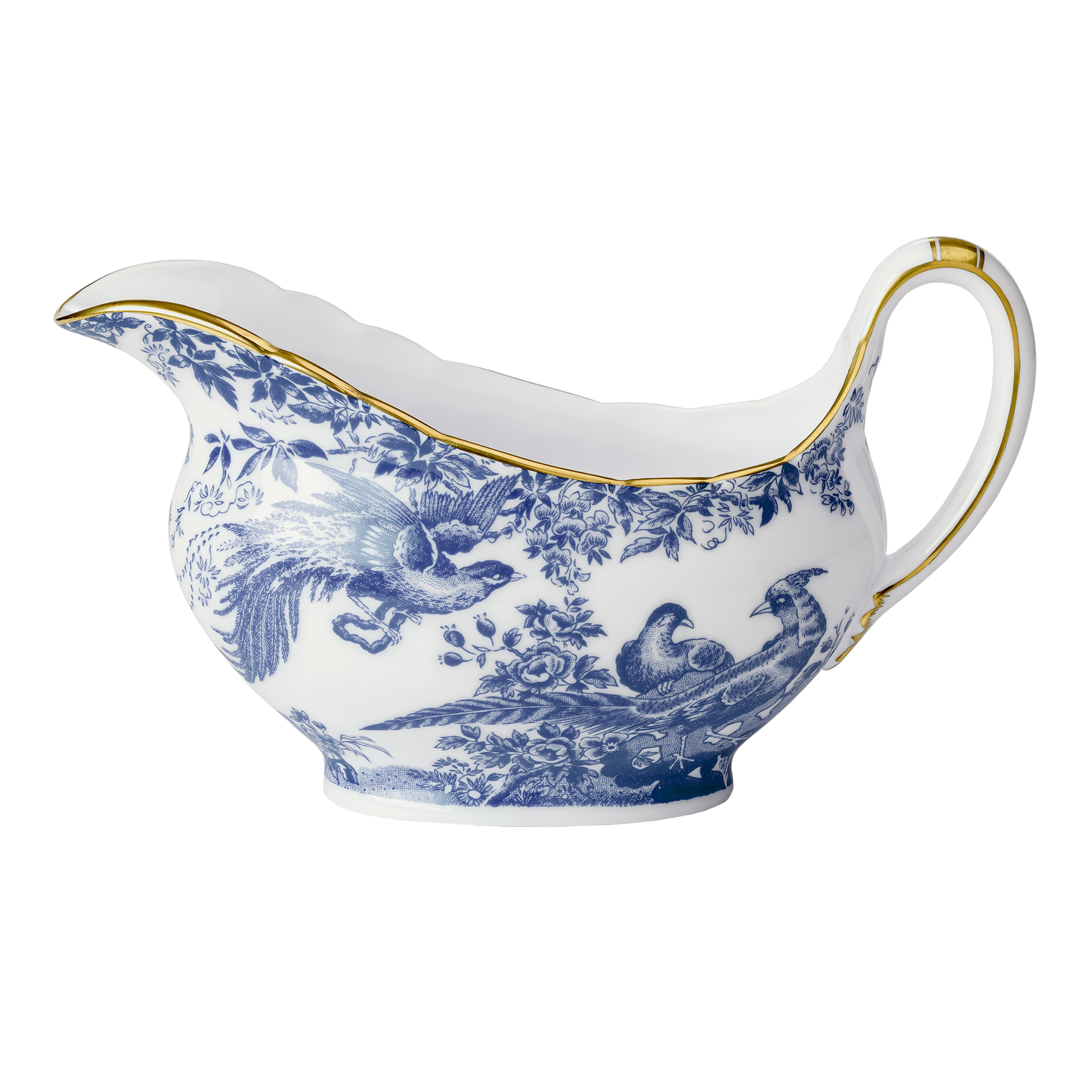 Royal Crown Derby Aves Blue Sauce Boat (450ml) – official product image