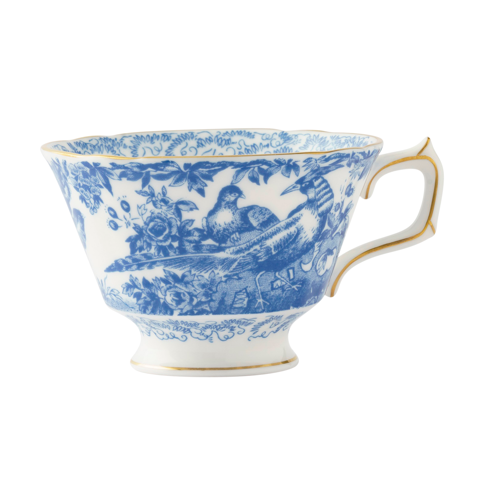 Royal Crown Derby Aves Blue Teacup (220ml) – official product image