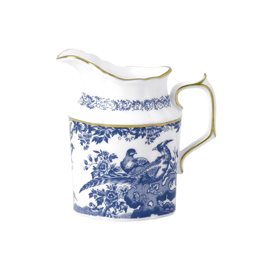 Royal Crown Derby Aves Blue Cream Jug (280ml) – official product image