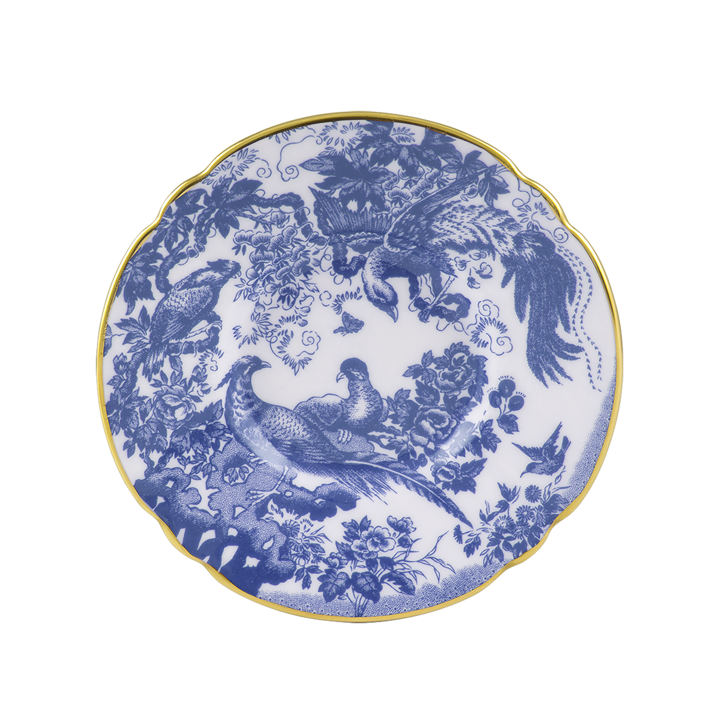 Royal Crown Derby Aves Blue Coffee Saucer (12cm) – official product image