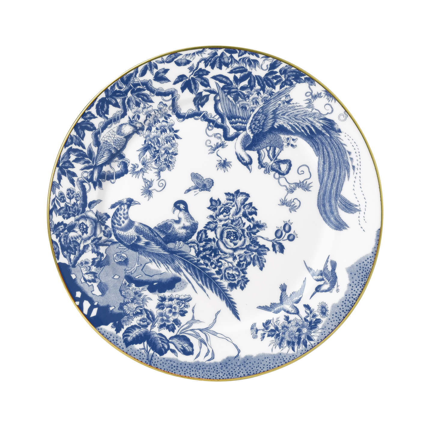Royal Crown Derby Aves Blue Charger Plate (30cm) – official product image