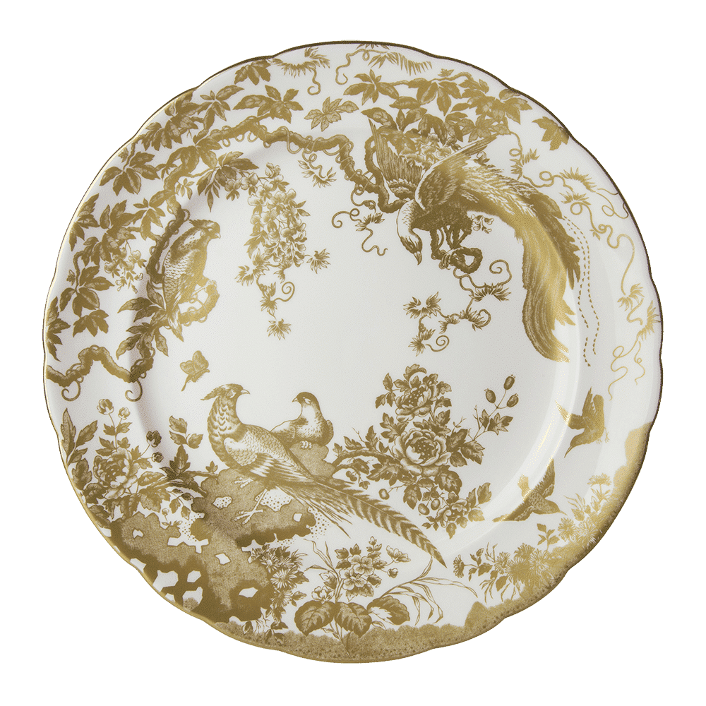 Royal Crown Derby Aves Gold Soup Tureen Stand (35cm) – official product image