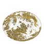Royal Crown Derby Aves Gold Oval Dish (34cm) – official product image