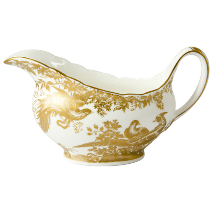 Royal Crown Derby Aves Gold Sauce Boat (450ml) – official product image