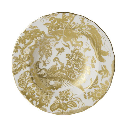 Royal Crown Derby Aves Gold Rim Soup Bowl (21cm) – official product image