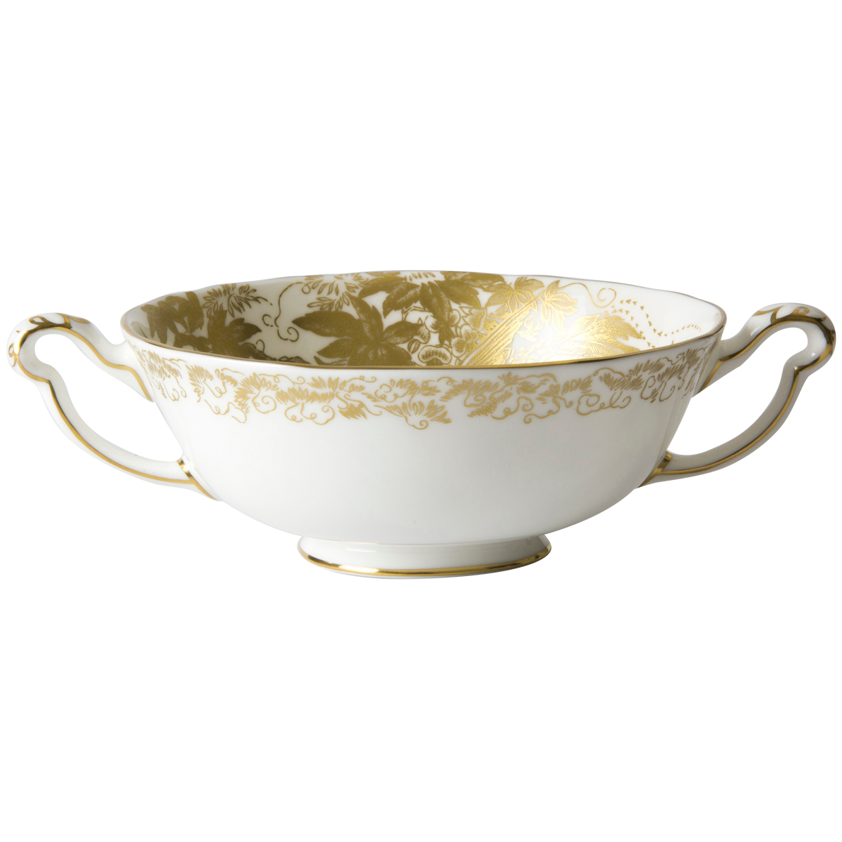 Royal Crown Derby Aves Gold Cream Soup Cup (340ml) – official product image