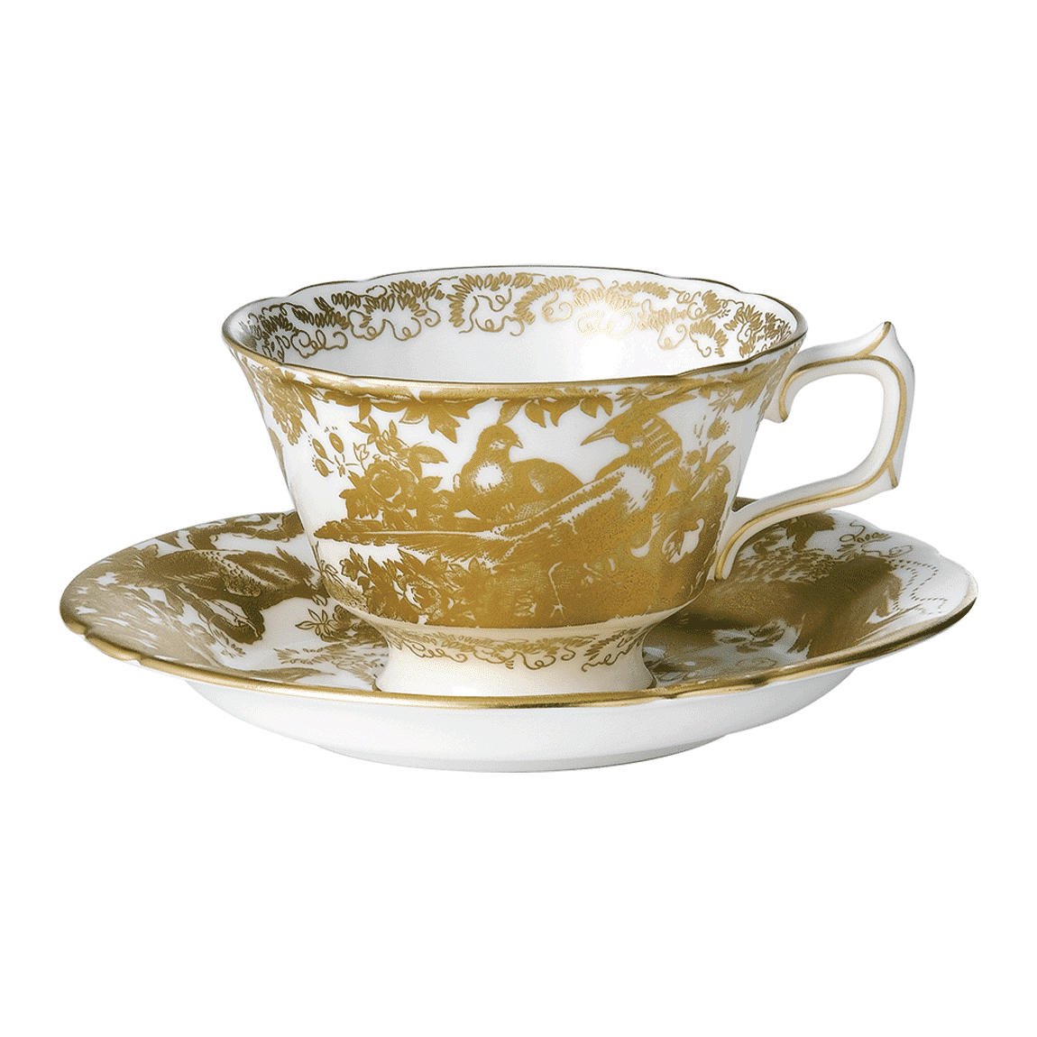 Royal Crown Derby Aves Gold Teacup (220ml) – alternate official product image