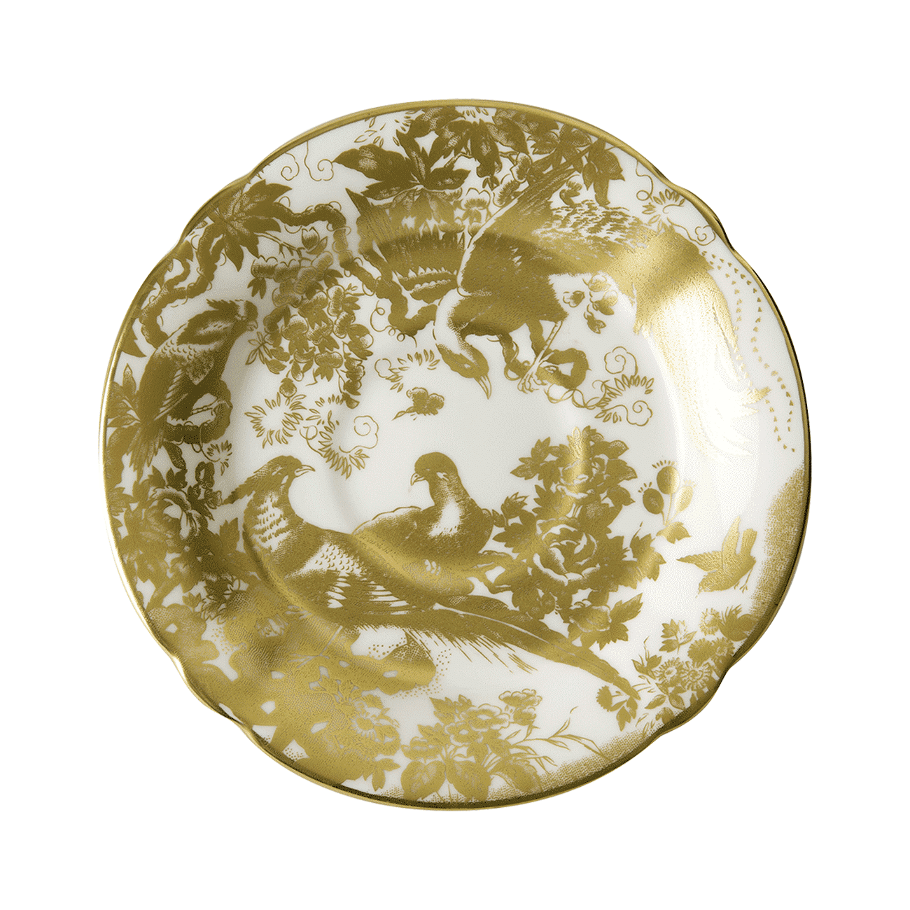 Royal Crown Derby Aves Gold Tea Saucer (14cm) – official product image