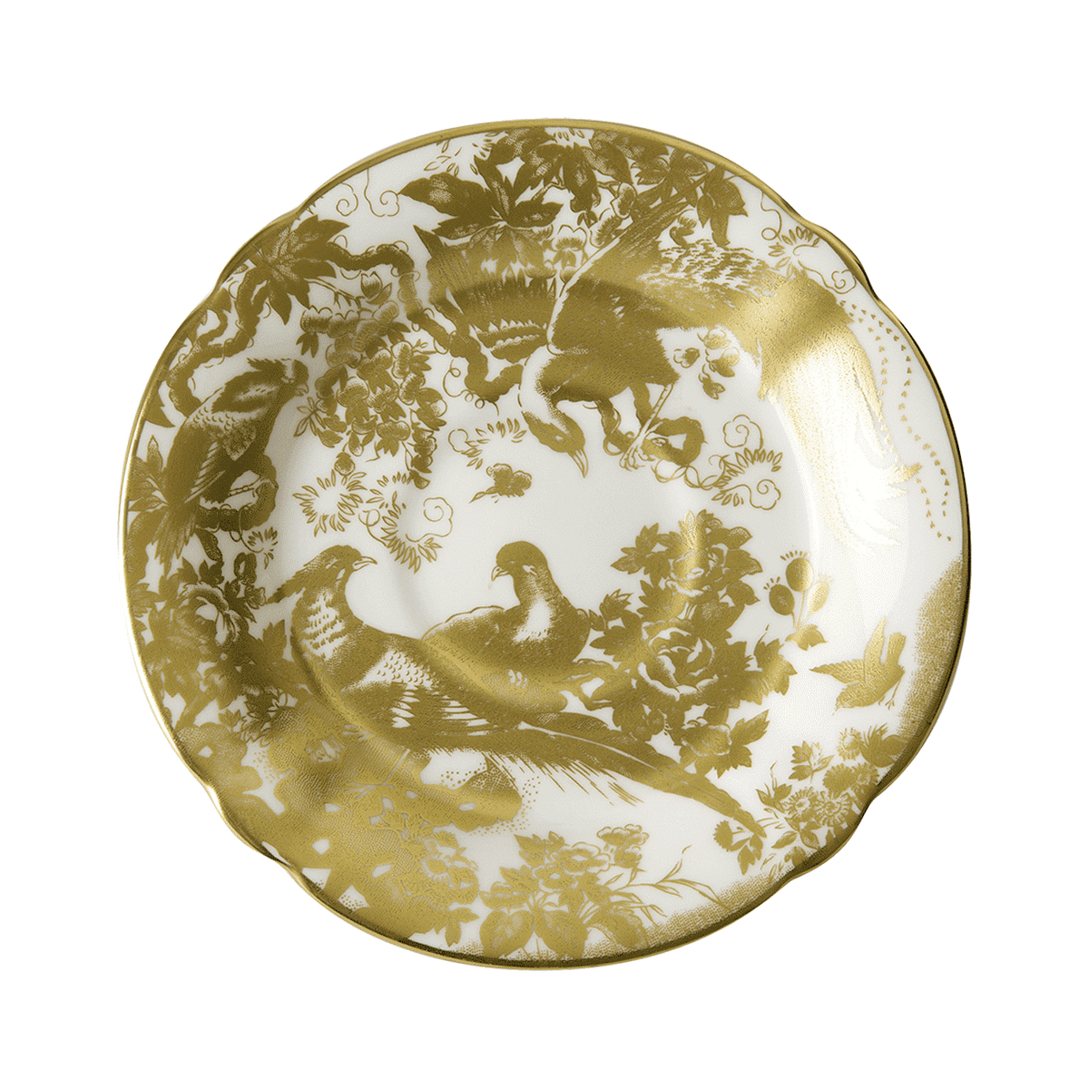 Royal Crown Derby Aves Gold Tea Saucer (14cm) – official product image