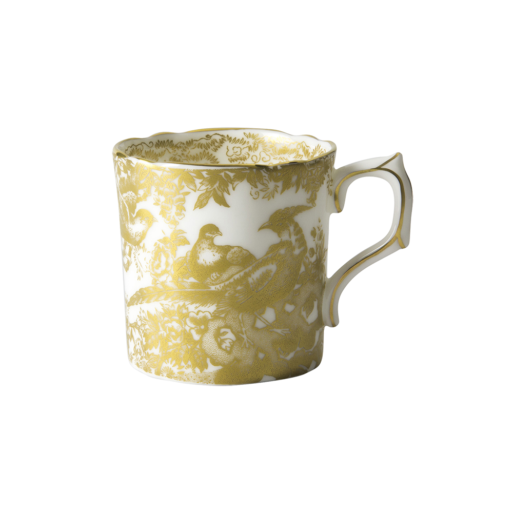 Royal Crown Derby Aves Gold Coffee Cup (85ml) – official product image