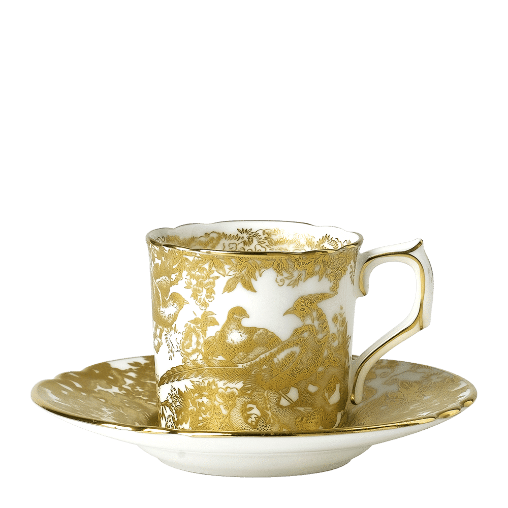 Royal Crown Derby Aves Gold Coffee Saucer (12cm) – official product image