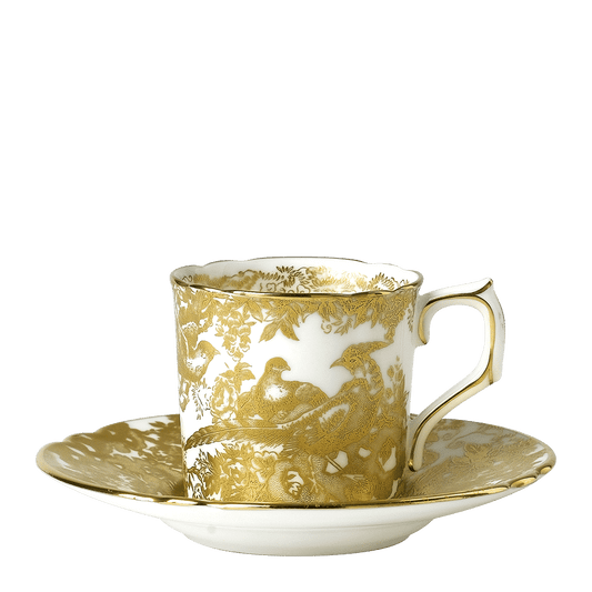 Royal Crown Derby Aves Gold Coffee Saucer (12cm) – official product image