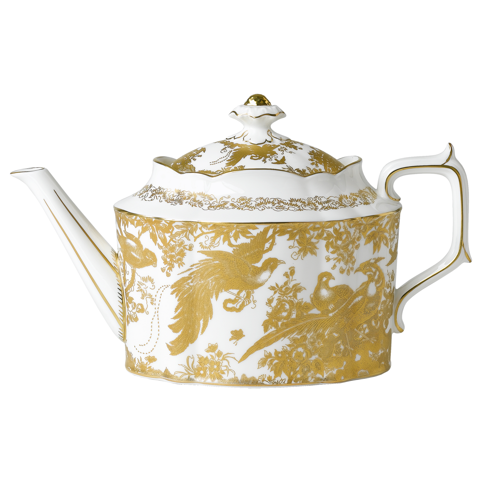 Royal Crown Derby Aves Gold Teapot (1650ml) – official product image