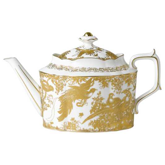 Royal Crown Derby Aves Gold Teapot (1650ml) – official product image