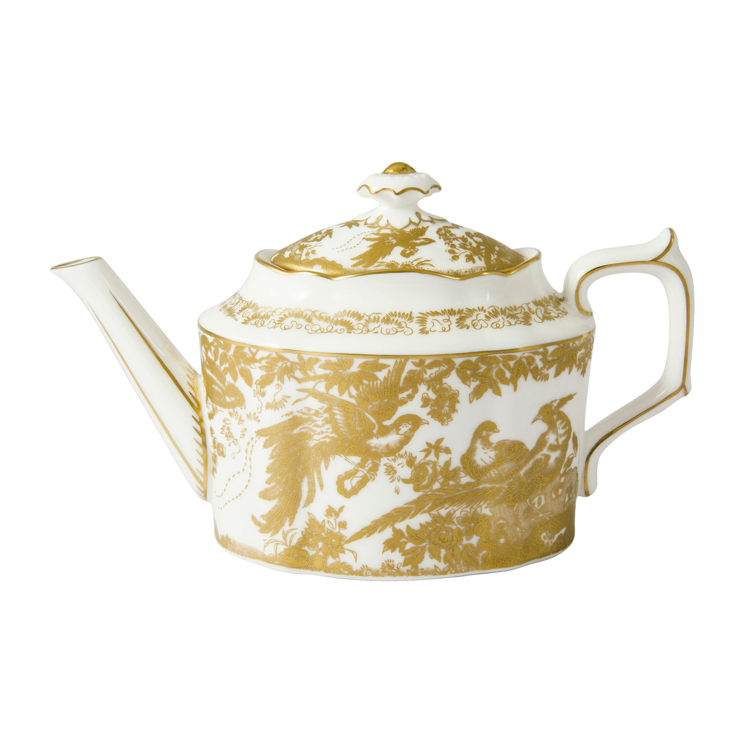Royal Crown Derby Aves Gold Teapot (480ml) – official product image