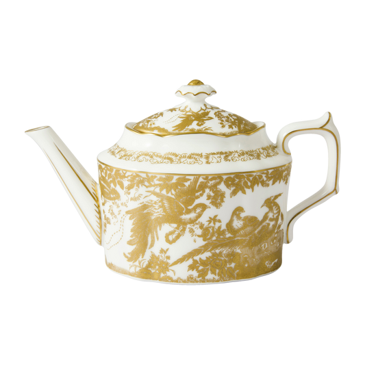 Royal Crown Derby Aves Gold Teapot (480ml) – official product image