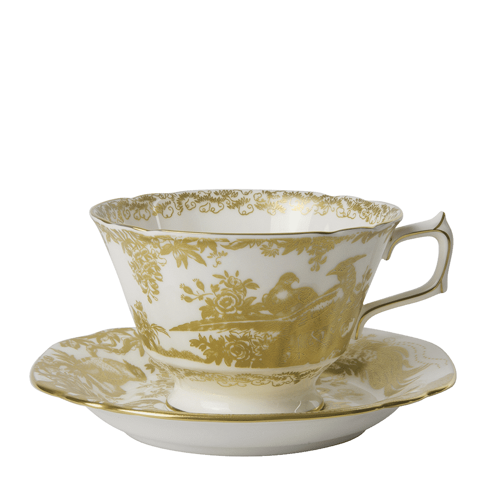 Royal Crown Derby Aves Gold Breakfast Cup (340ml) – alternate official product image