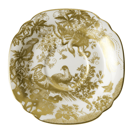 Royal Crown Derby Aves Gold Breakfast Saucer (16cm) – official product image