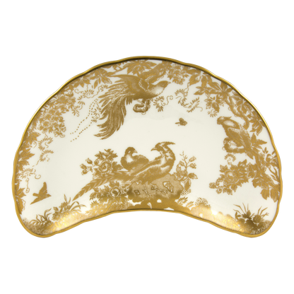 Royal Crown Derby Aves Gold Crescent Salad Plate (22cm) – official product image
